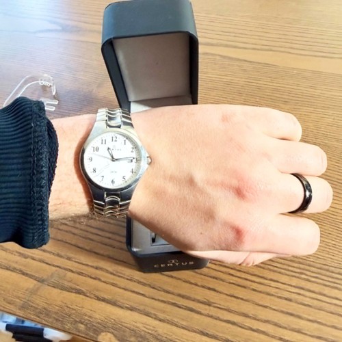 Certus quartz stahl herrenuhr - stahl,