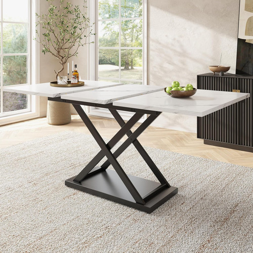 Esstisch 120 160 80x75cm - esstisch, 120-160×80x75cm
