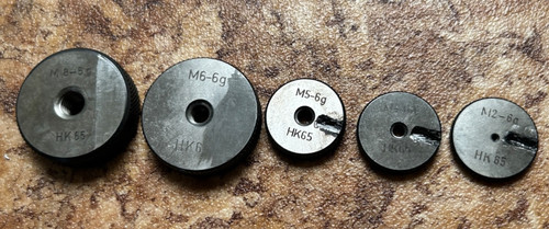Gewindelehrring set m4 - gewindelehrring-set, m2,
