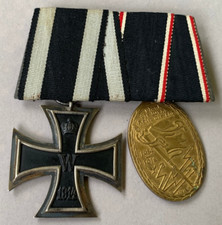 2er Ordensspange  mit Eisernen Kreuz 2.Klasse 1914 (3411a)