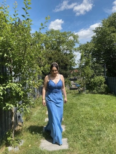 Abendkleid blau - 42,