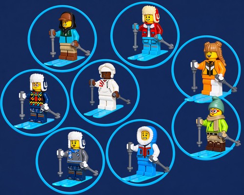 Lego figuren skifahrer - lego®,