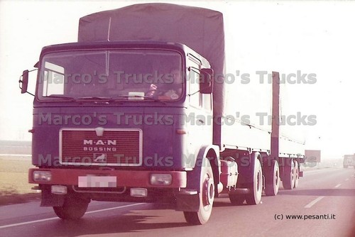 Lkw foto man - foto, planensattelzug