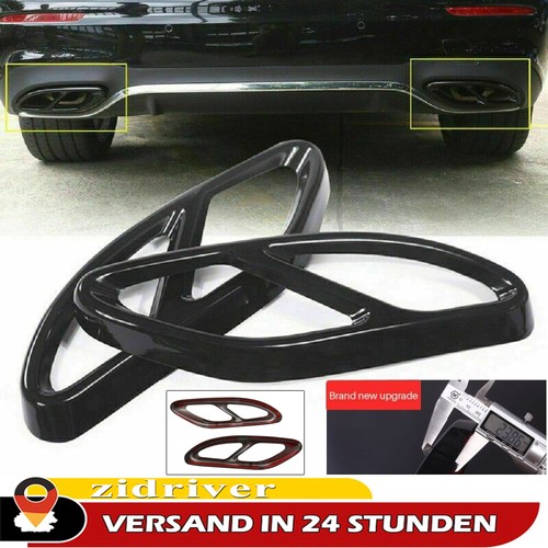 Schwarz auspuffblende - schwarz,