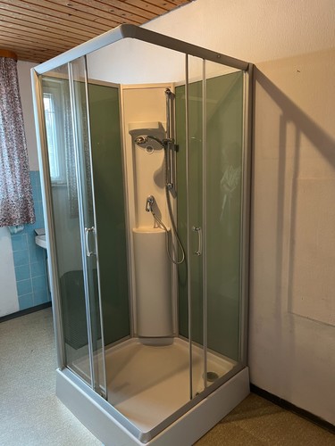 Komplettdusche mit boiler und - mit,