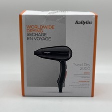 Babyliss 5344E Schwarz Haartrockner Reisehaartrockner Fön B-WARE