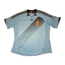 Spanien Nationalmannschaft - Original Trikot - 2012 - Gr. 2XL - Auswärts - blau
