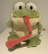 Nici Frosch ca. 25 cm Stofftier Kuscheltier mit biegsamer Zunge