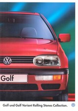 VW GOLF ROLLING STONES III 3 Sondermodell Prospekt Brochure 1995 65