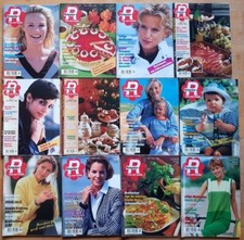 12x Ratgeber Frau und Familie 1998 retro Mode Schnittmuster Kochen Hefte Sammlun