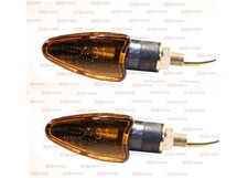 2 x Blinker CARBON Motorrad universal cafe racer bobber roller moped mofa simson