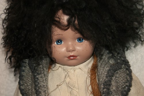 40cm puppe unikat - 40cm,