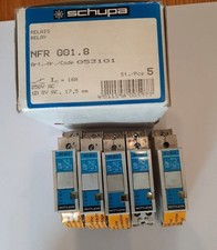 5x Schupa Relais NFR 001.8 16A