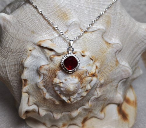 Edelstein anhänger rote - anhänger,