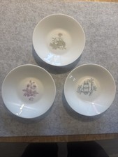 Selten - Melitta Sammelteller - Trio Mit Naturmotiven - Top Zustand