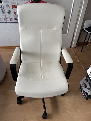 Drehstuhl weiß von ikea - weiß,