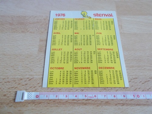 Selbstklebend kalender 1976 - 1976,