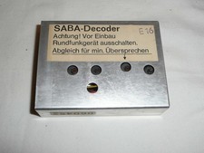 Saba Original-Stereodecoder E16, funktioniert