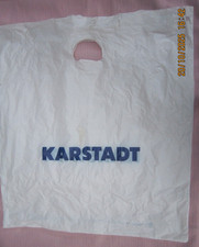 alte XXXL-Tragetasche Plastik-Einkaufstüte KARSTADT, PE-HD 02, 55x48cm - Sammler