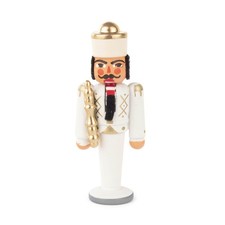 Mini-Nussknacker König weiß