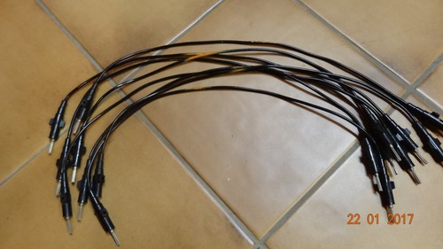 Meßkabel schwarz menge 8 - -,