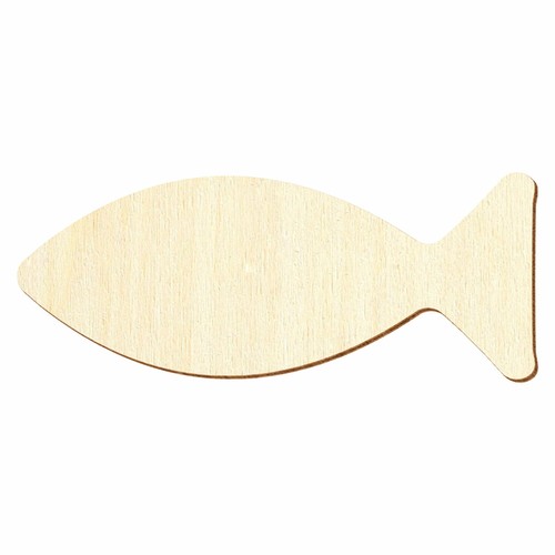 Einfacher holz fisch - einfacher,