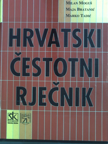 Hrvatski estotni rjec - hrvatski, cestotni