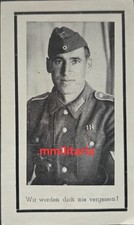 Sterbebild wwii obergefreiter - wwii,