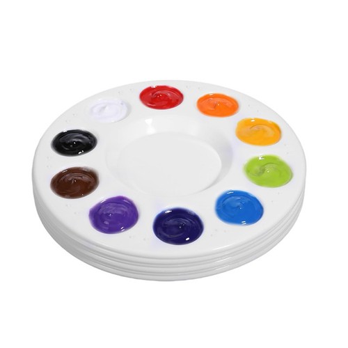 Runde mischpalette 6er set - mischpalette, mit