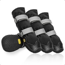OHCOZZY Anti-Rutsch Hundeschuhe mit reflektierenden Riemen  | wasserdicht 