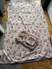 Ikea Rosali Bettwäsche 140 x 200 cm 80 x 80 cm 4 teilig rosa weiß Landhaus Karo