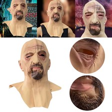 Alte Mann Latex Maske