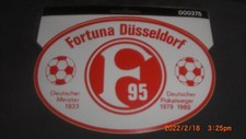 Fortuna Düsseldorf  95 Aufkleber Sticker Oval ca 17 cm lang 11,5 cm hoch Fußball