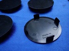 4x Nabenkappen Felgendeckel 60mm  54,5mm für Alufelgen schwarz  RH60