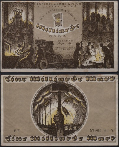28681 notgeld hattingen - [28681],