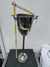 Massiver Luxus Weinkühler / Sektkühler mit Ständer aus Messing