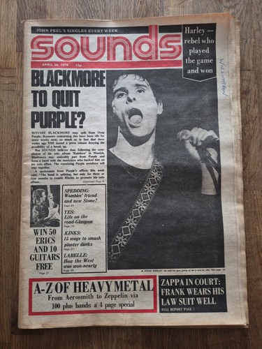 Sounds newspaper 1975 - sounds, 26.04.1975