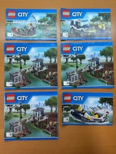 Lego City 60069 Polizei Wach im Sumpf 6 Bauanleitungen top Zustand