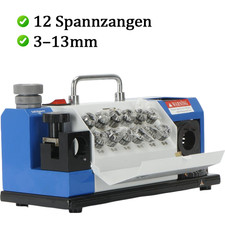 180W Bohrerschleifgerät Bohrerschleifmaschine Schärfstation 12 Spannzangen