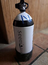 Seemann Tauchflasche 12l 200 bar  TÜV 12 / 25   mit Flaschenhalsgriff und Fuß