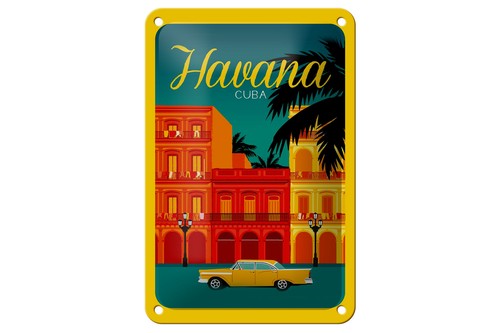 Blechschild havana 12x18 - havana,