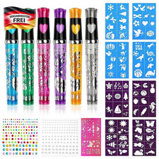 Tattoo Stifte Glitzer Set 6