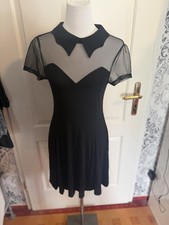 Killstar Kleid mesh schwarz M