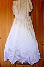 Brautkleid Gr. 40 weiß mit Bolerojäckchen ohne Rosen