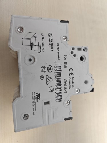 Siemens 5sy6316 schalter - 5sy6316-7, ls-schalter