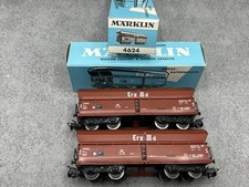 H0 MÄRKLIN Güterwagen / Erzwagen DB  2 Stück  4624  OVP