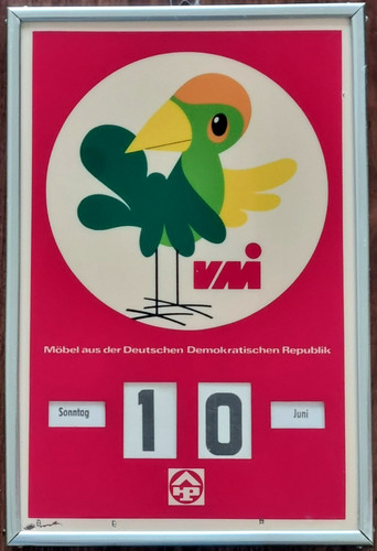 Seltener ddr drehkalender - ddr, veb