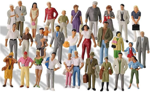 Miniaturfiguren set stück - set,
