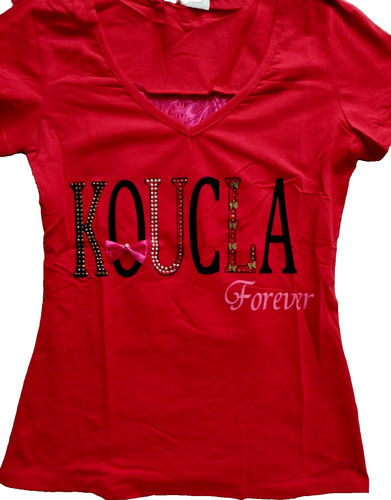 Shirt mit strass spitze - t-shirt,