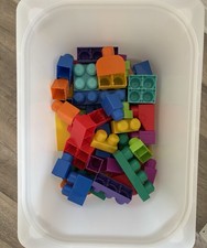 60 leuchtend bunte Mega Bloks